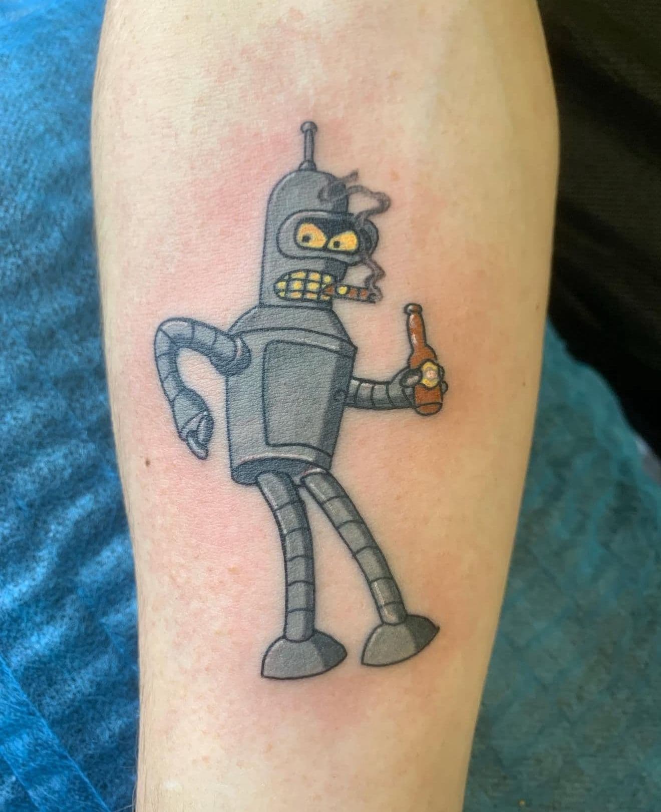 Tatuaje de un león realista